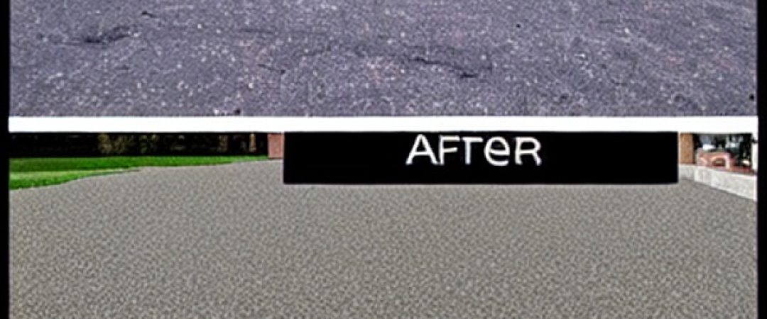 Asphalt Before vs after