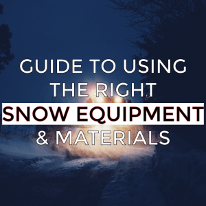 Snow plow equipment