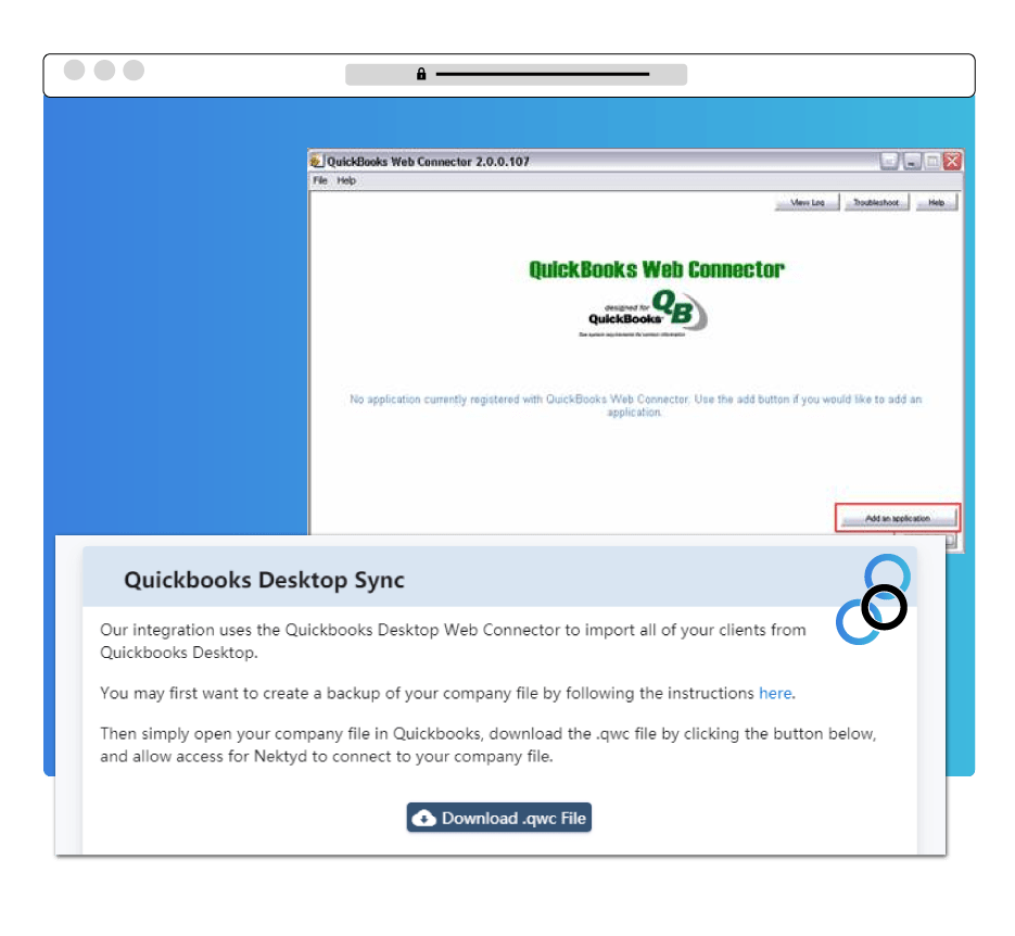Quickbooks desktop sync