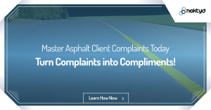 Asphalt Maintenance Client Complaints