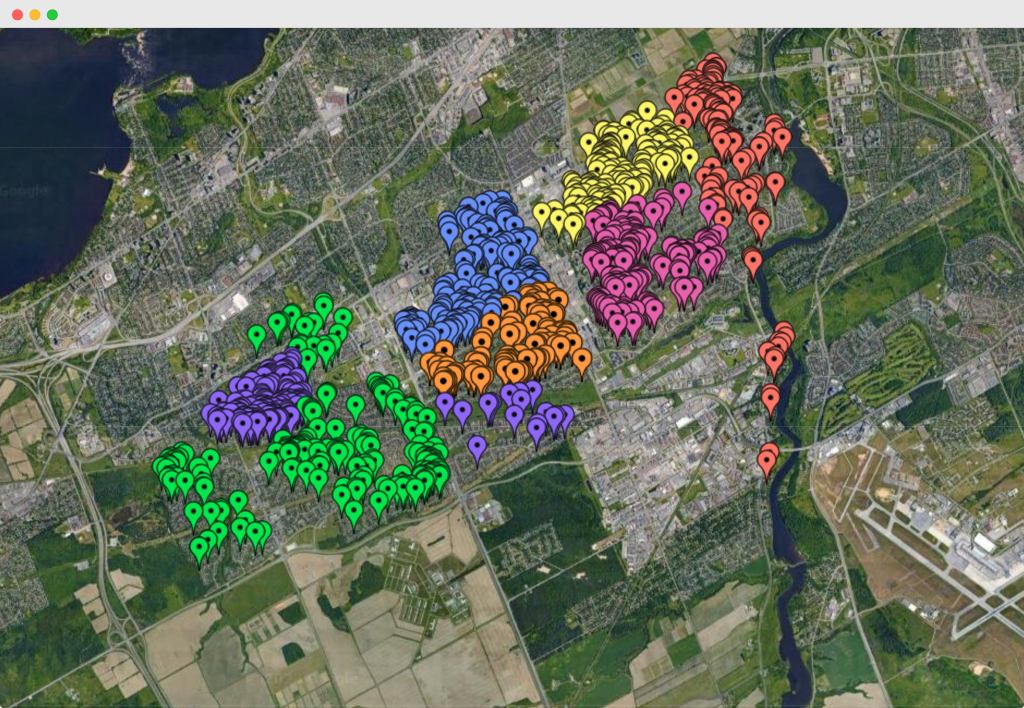 Route Optimizer Map 1000 properties